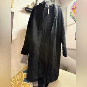 Babaton Black Women's Cape Coat #528